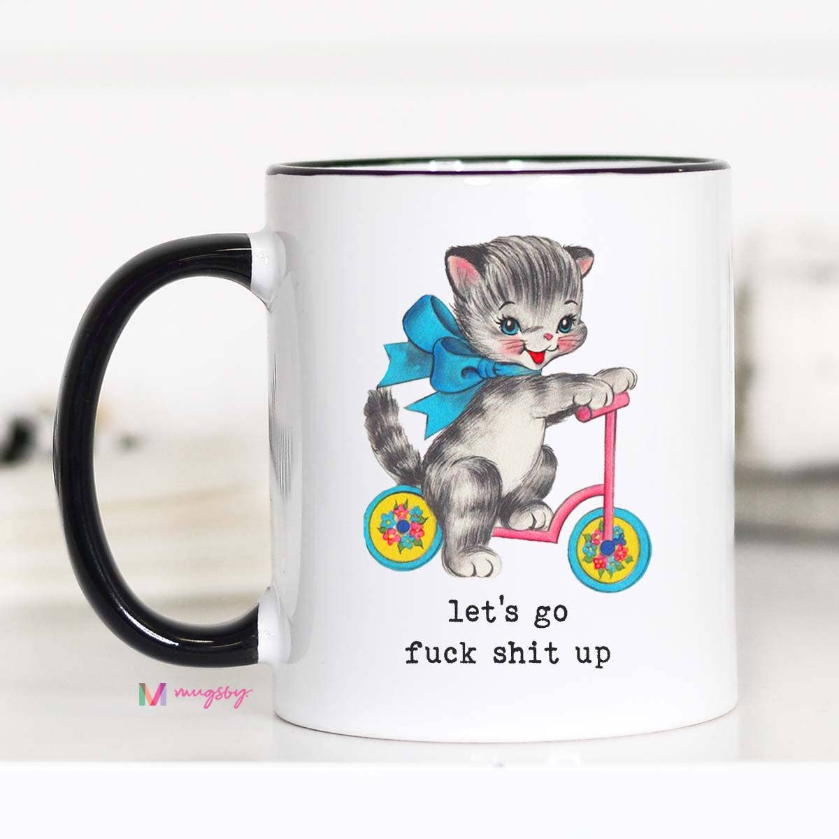 Funny Mug 11oz-Let's Go F*ck Sh*t Up