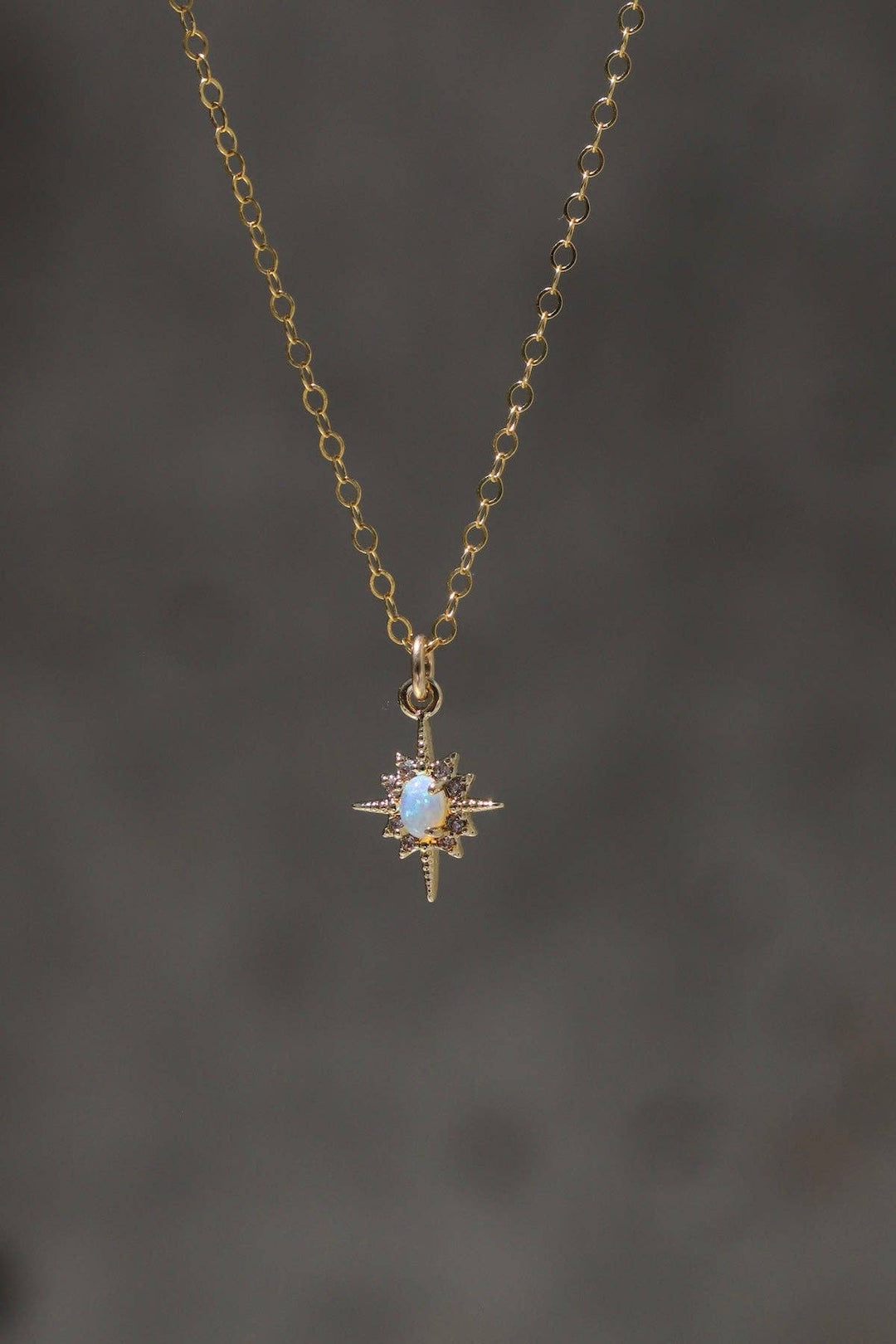 CN1681 Necklace-Opal Star
