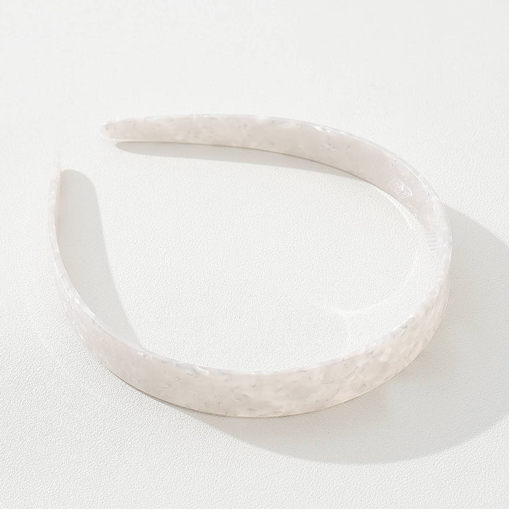Core Acetate Skinny Headband | Checkered & Marbled
