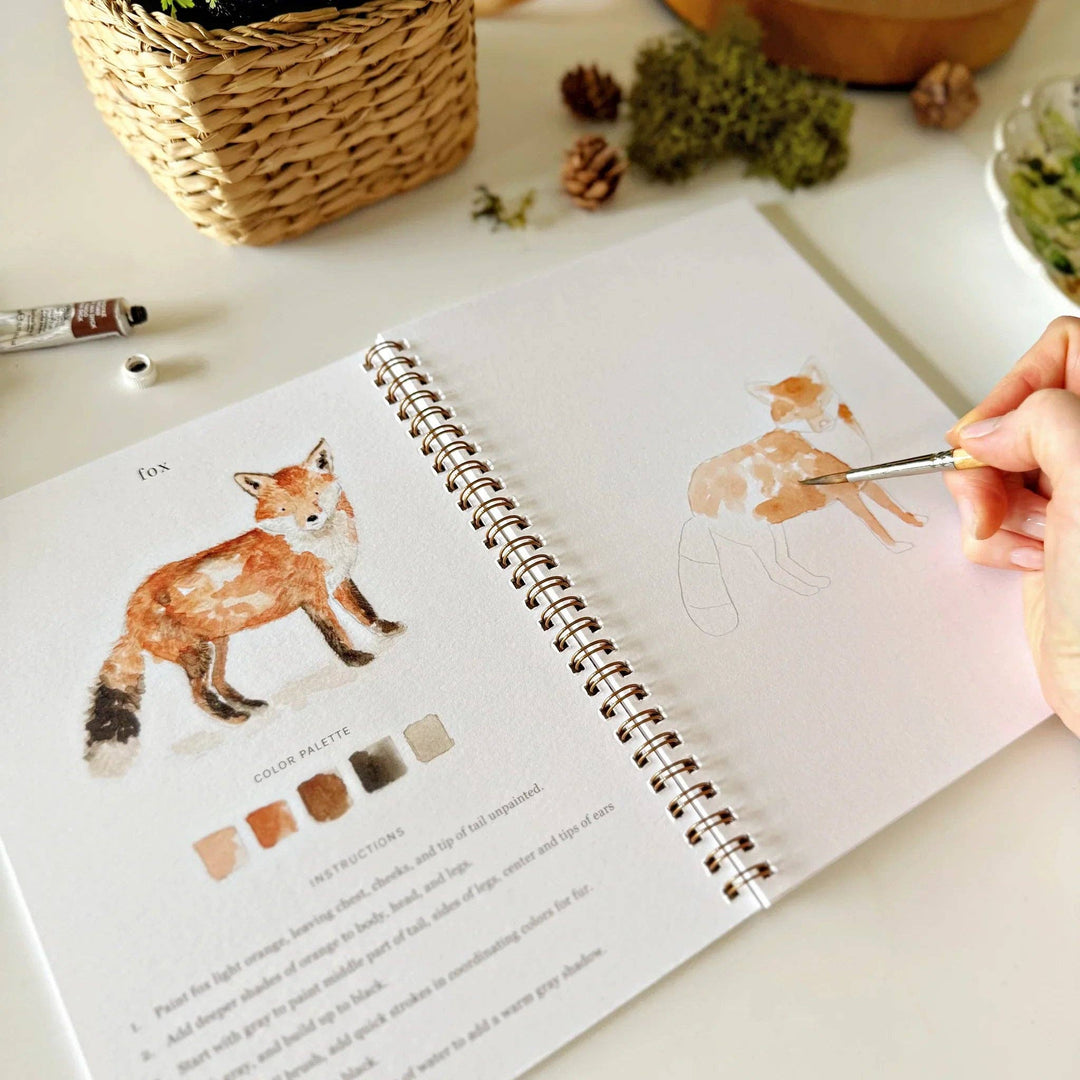 Watercolor Workbook-Woodland