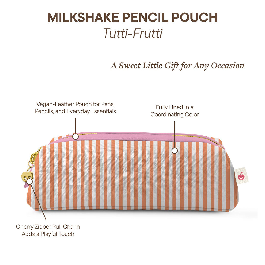Pencil Pouch-Tutti-Frutti Milkshake