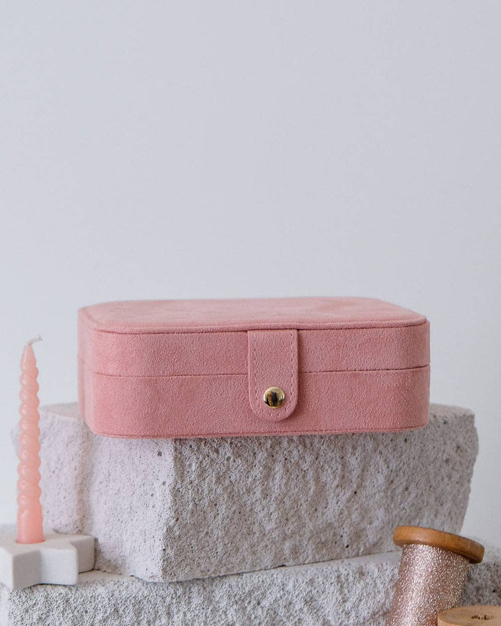 Brigitte-Velvet Travel Jewelry Box
