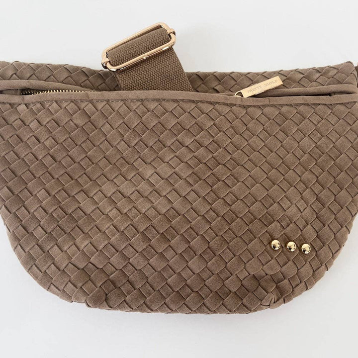 Westlyn Woven Bum Bag-Suede