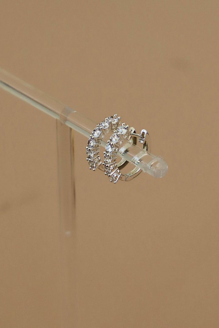 E1725S Silver Élan Hoops