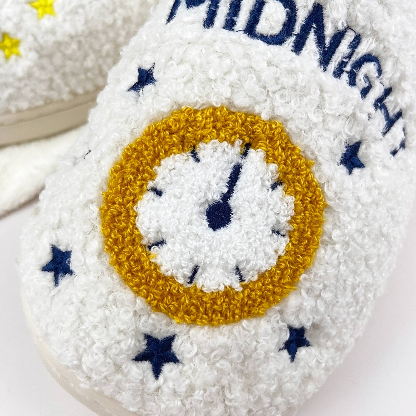 Meet Me At Midnight Cozy Fluffy Indoor Slippers