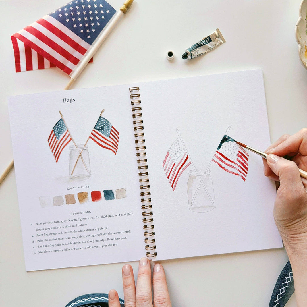 Watercolor Workbook-Americana