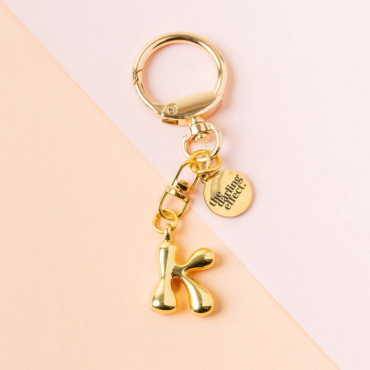 Bubble Letter Keychain Bag Charm–K
