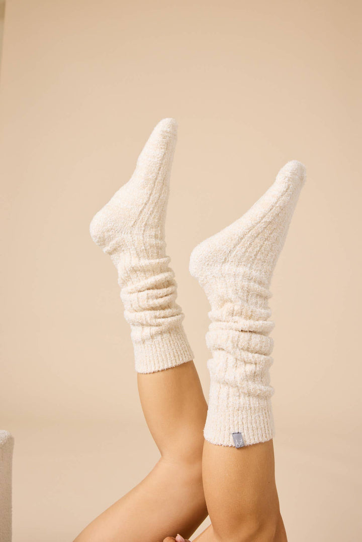 Women's Slouchy Fuzzy Socks with Non-Slip Grippers
