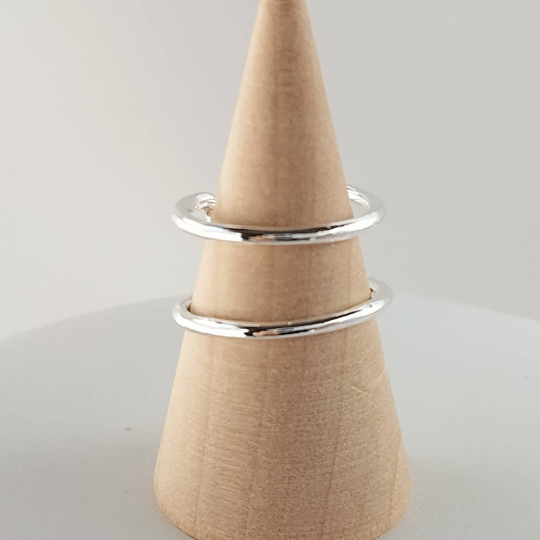 Double Band Ring: Silver