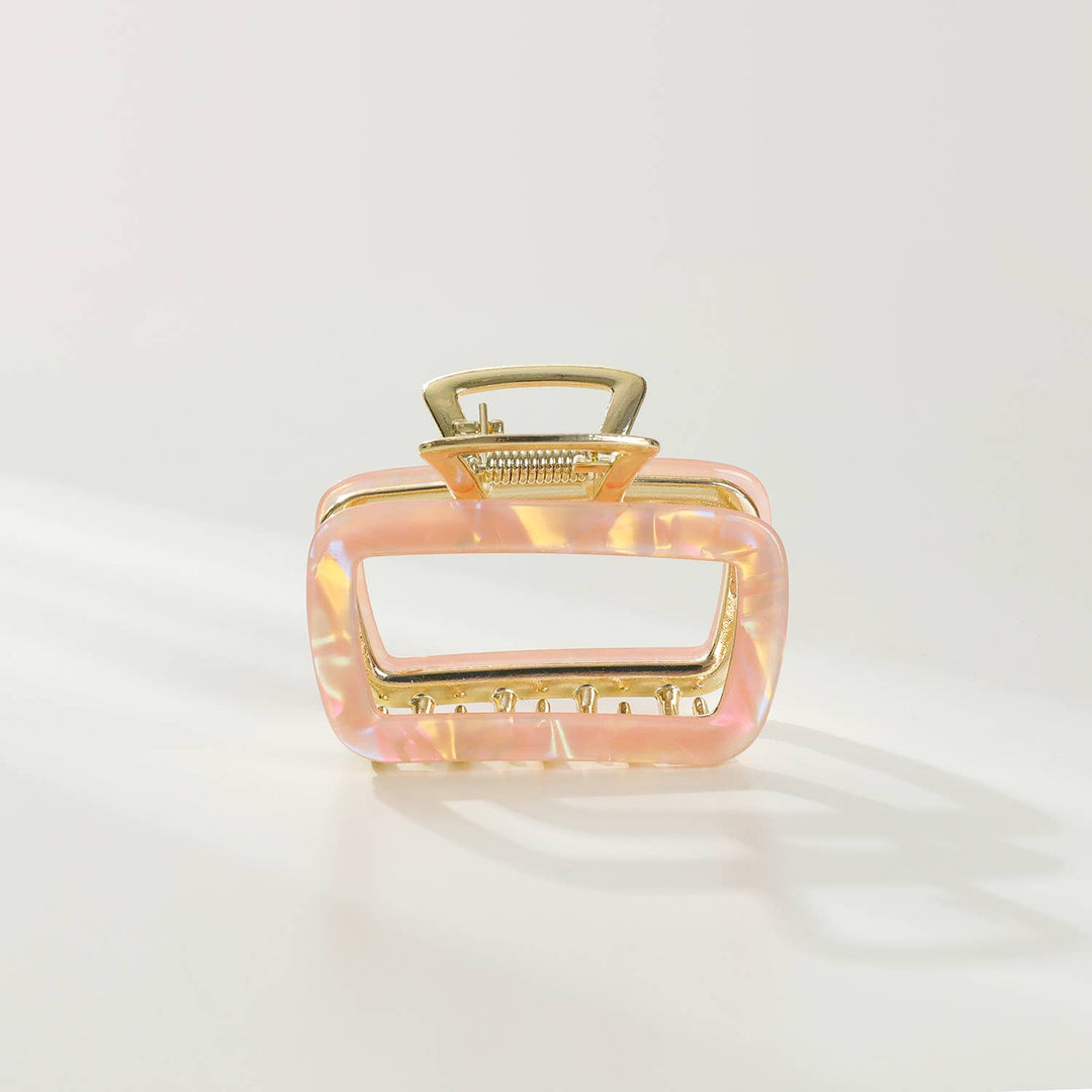 Harlow | Hollow Rectangle Metal Eco-Friendly Claw Clip