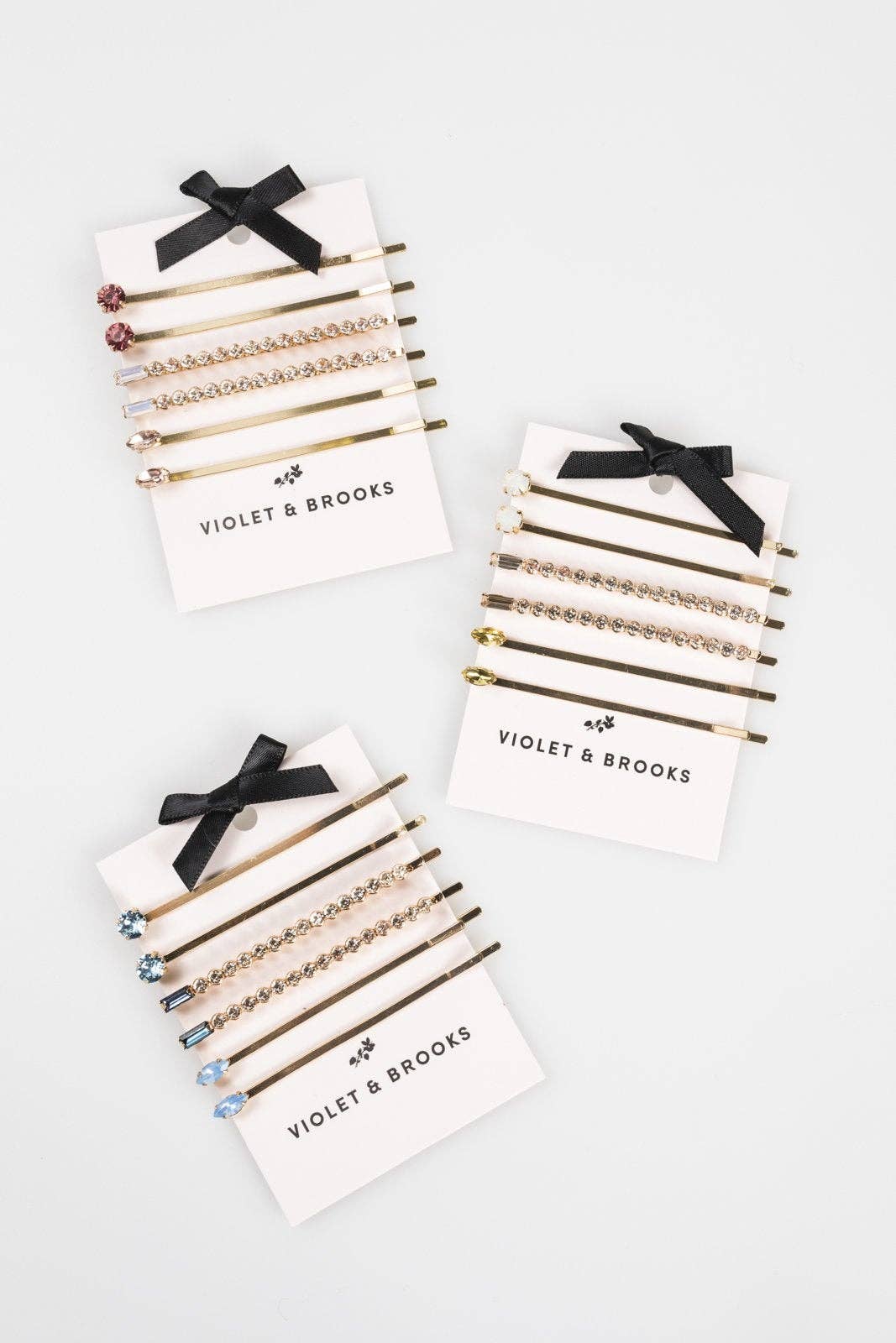 Harper 2 Crystal Bobby Set