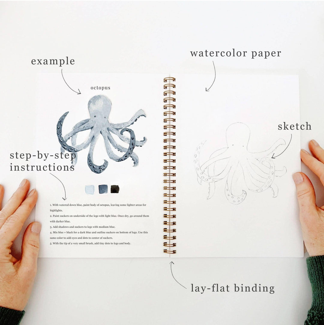 Watercolor Workbook-Seaside