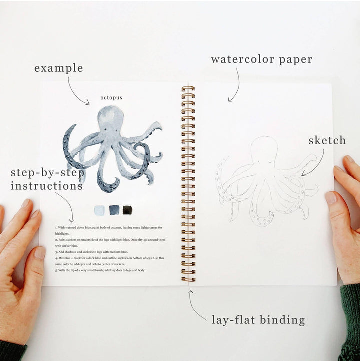 Watercolor Workbook-Seaside