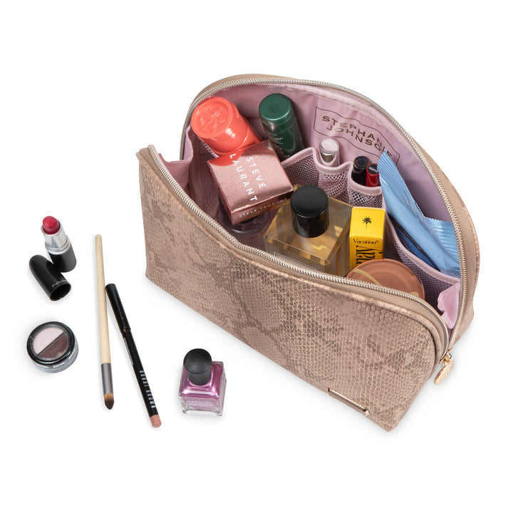 Phinda Latte Lola Makeup Bag