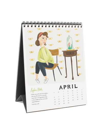 Ladies of Literature 2025 Desk Calendar