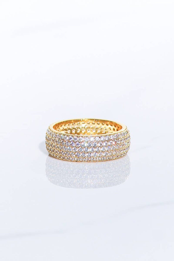 Rings-14K Gold Vermeil Cigar Band