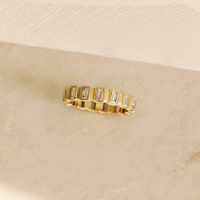 Baguette Eternity Band Ring