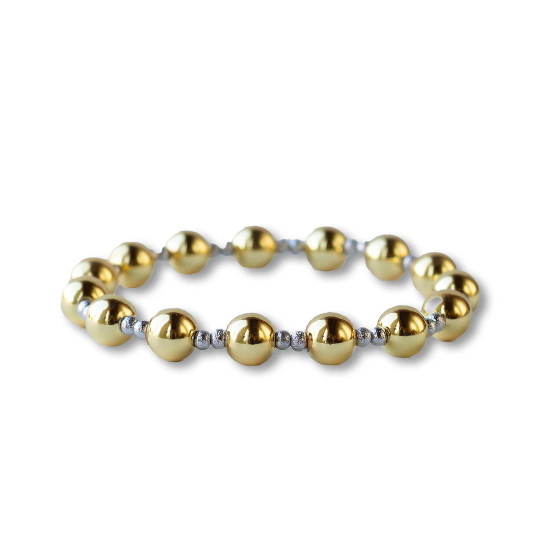Layering Gold Stretch Bracelets-Assorted