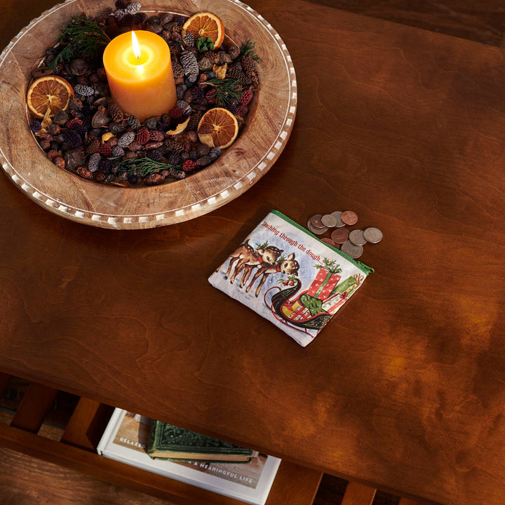 Zipper Wallet-Dashing Through The Dough