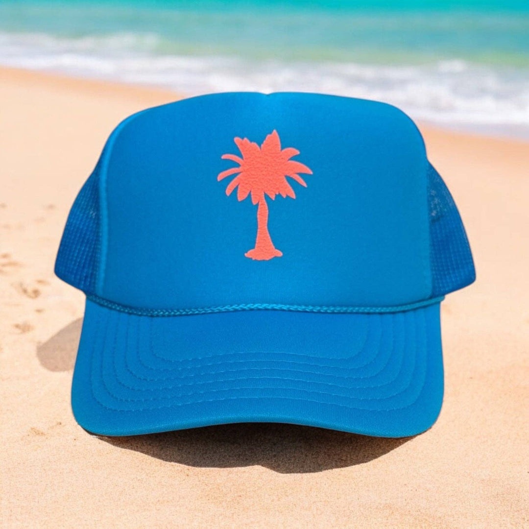 Trucker Hat-Palm: Surf Blue