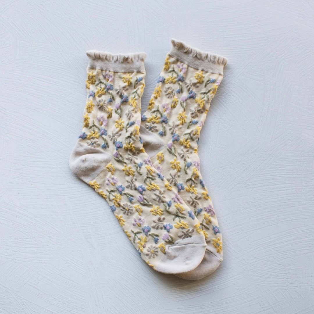 Casual Socks-Love Floral