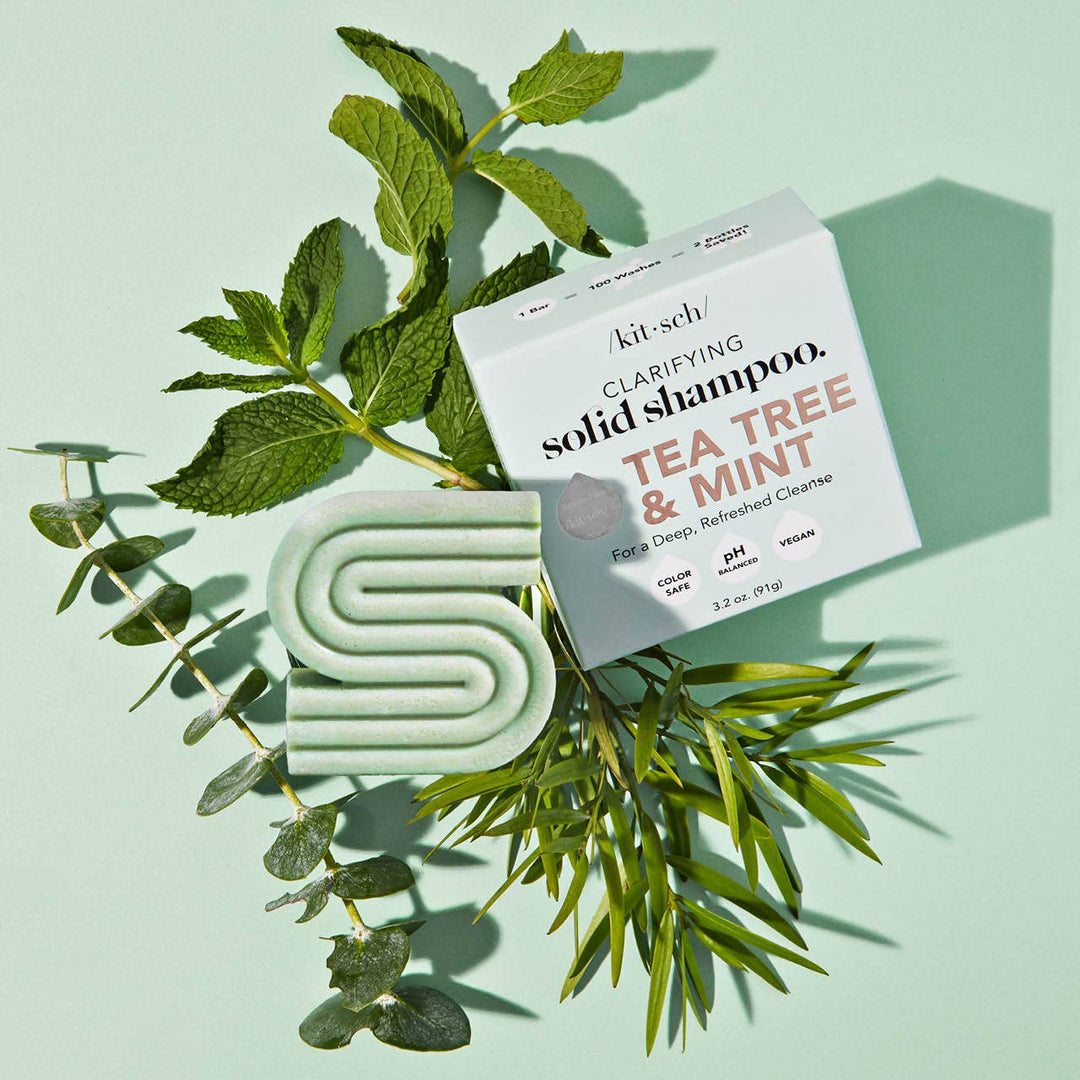 Solid Shampoo Bar-Tea Tree + Mint Clarifying