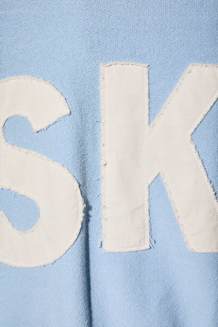 Oversized Crew Neck Sweatshirt-Ski Patch