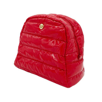 Irene Cosmetic Puffer Bag-Candy Apple