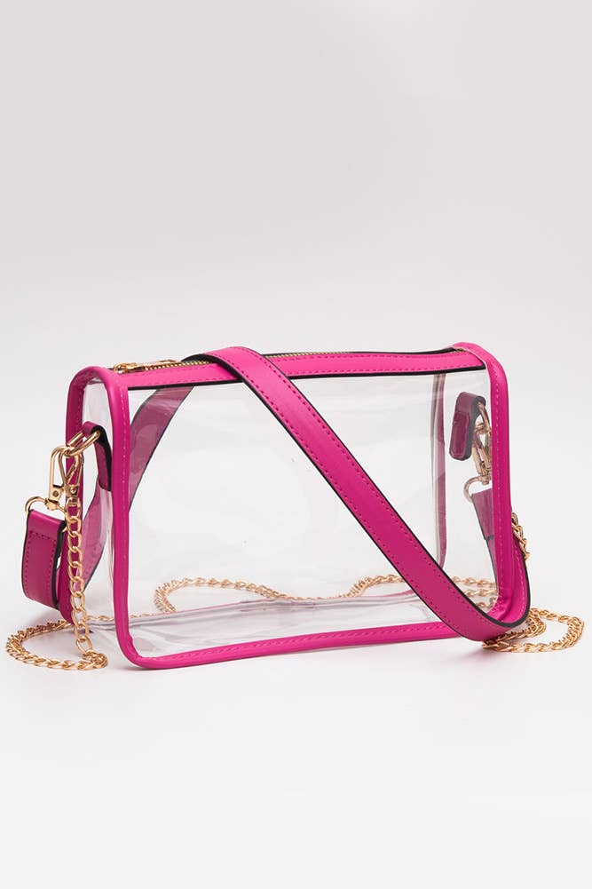 Clear Rectangle Stadium Concert Crossbody Bag