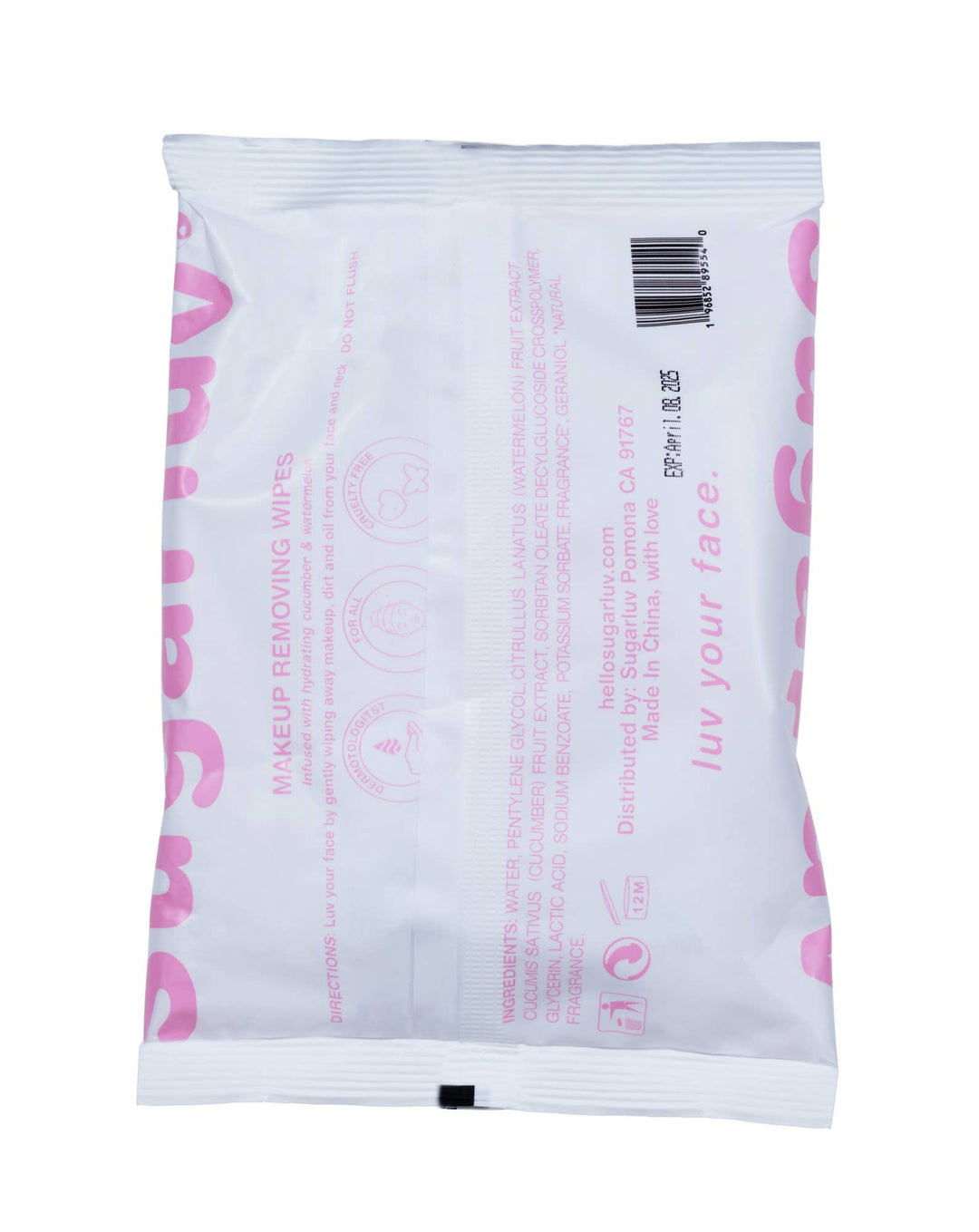 Facial Cleansing Wipes Micellar Cucumber/Watermelon 30 Count