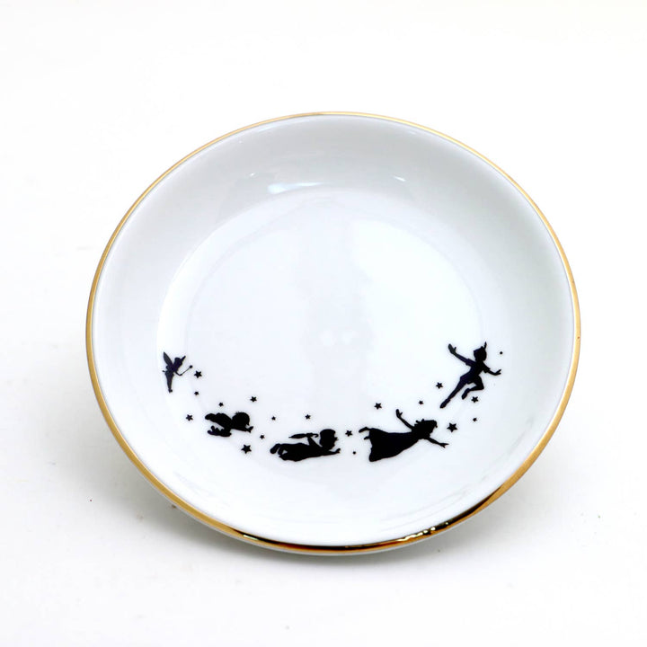 Peter Pan Ring Dish, 22K Gold, ring holder, trinket dish