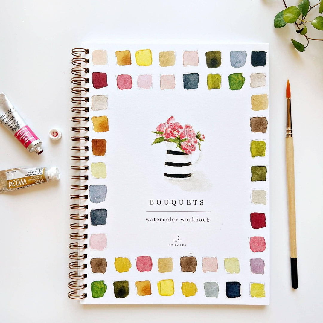 Watercolor Workbook-Bouquets