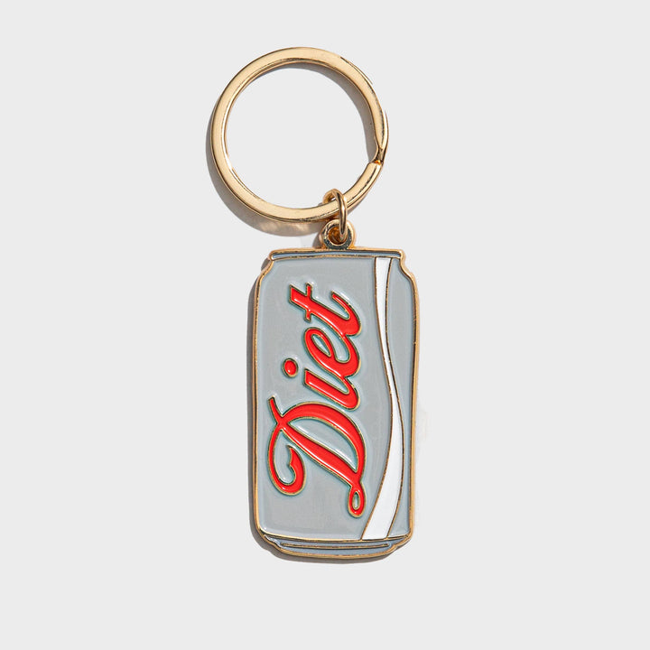 Enamel Keychain-Diet Soda Can