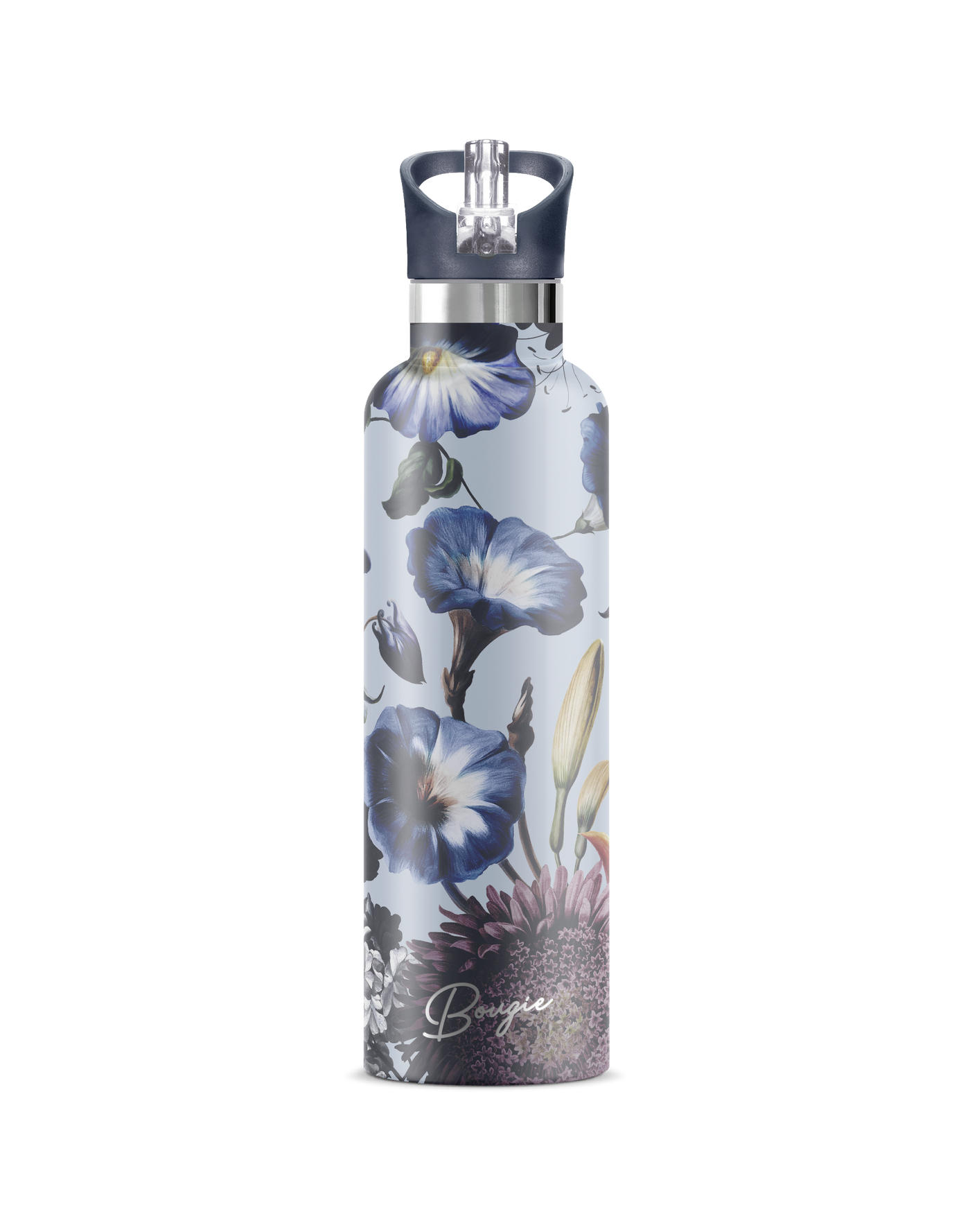 NORDIC FLEUR | 25 oz Insulated Water Bottle Flip' n' Sip Lid