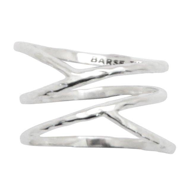 Ring-Criss Cross Sterling Silver