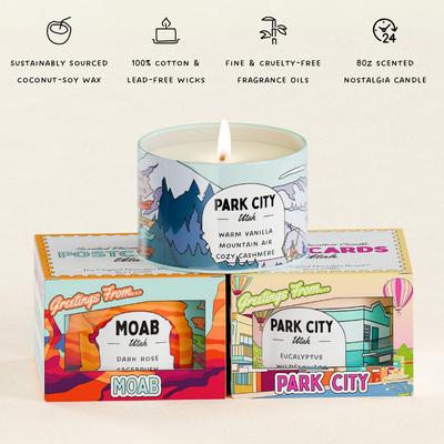 Park City Winter, Utah | Scented Destination Candle