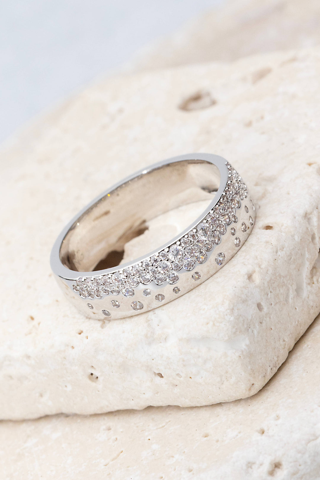 Ring-Sterling Silver Champagne Fizz
