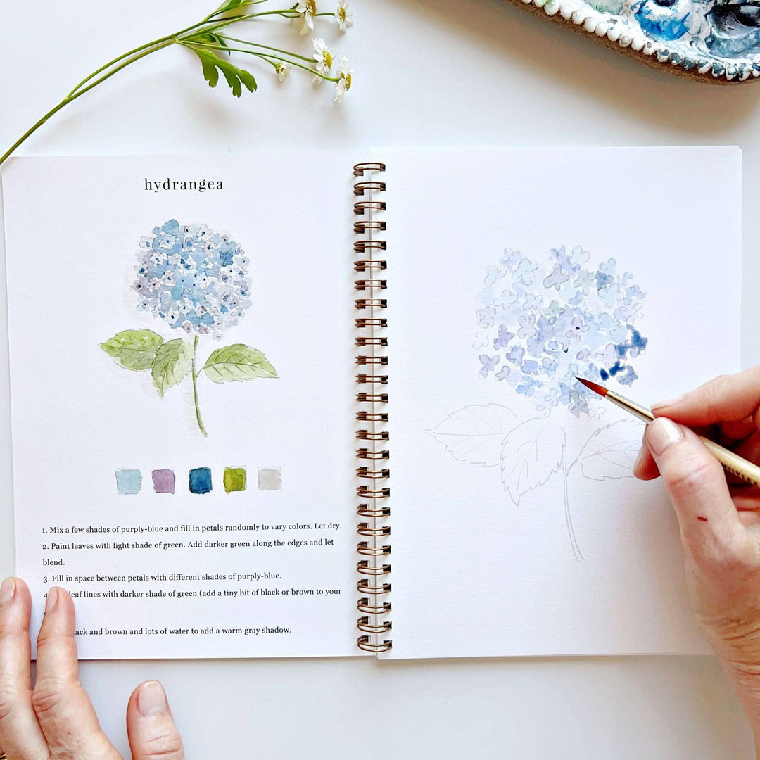 Watercolor Workbook-Flowers