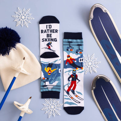 I'd Rather Be Skiing Socks (CO Edition)