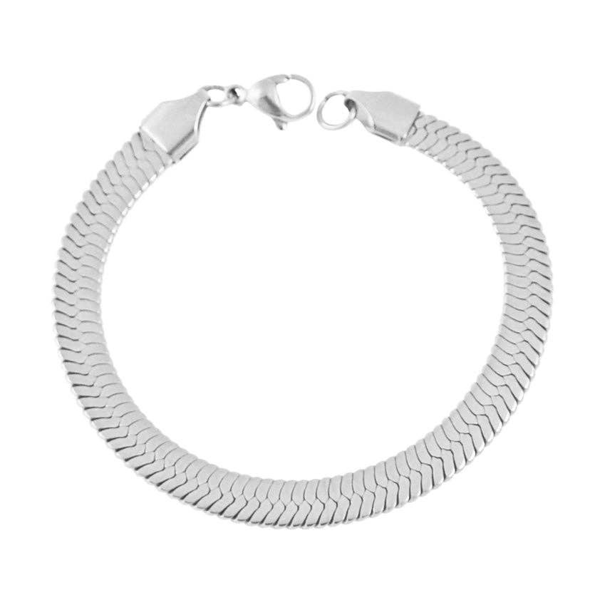 Bracelet-Slick Herringbone Chain