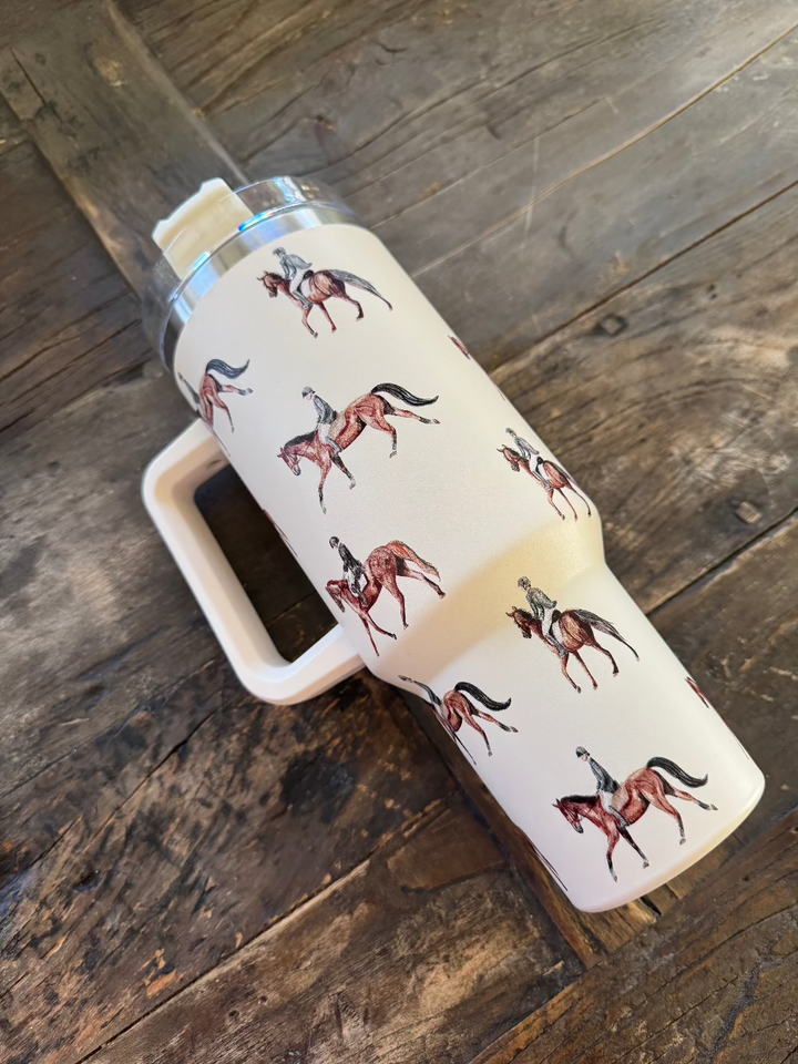 English Rider Tumbler (40 oz)