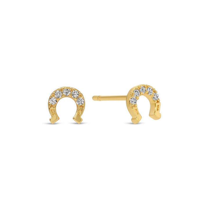 Velvet Gift Tag-Studs-Horseshoe