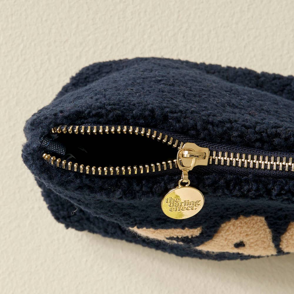 Teddy Pouch-Navy Face