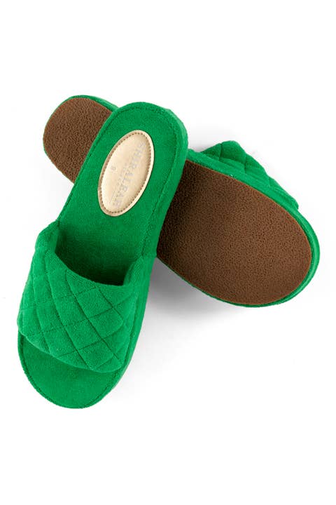 SOL POOL SLIDES, GREEN