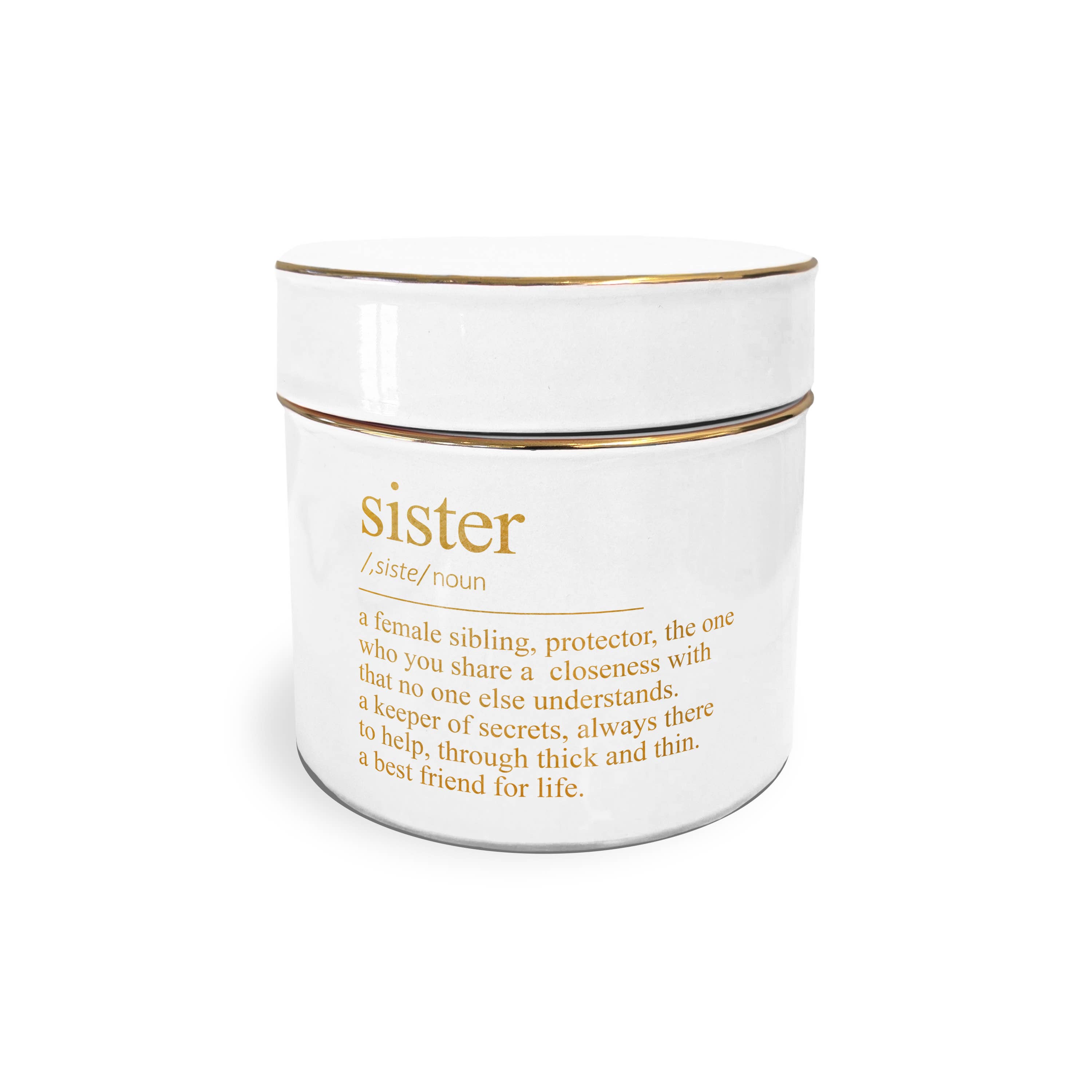Ceramic Jar-Sister – Splendor Beauty Emporium