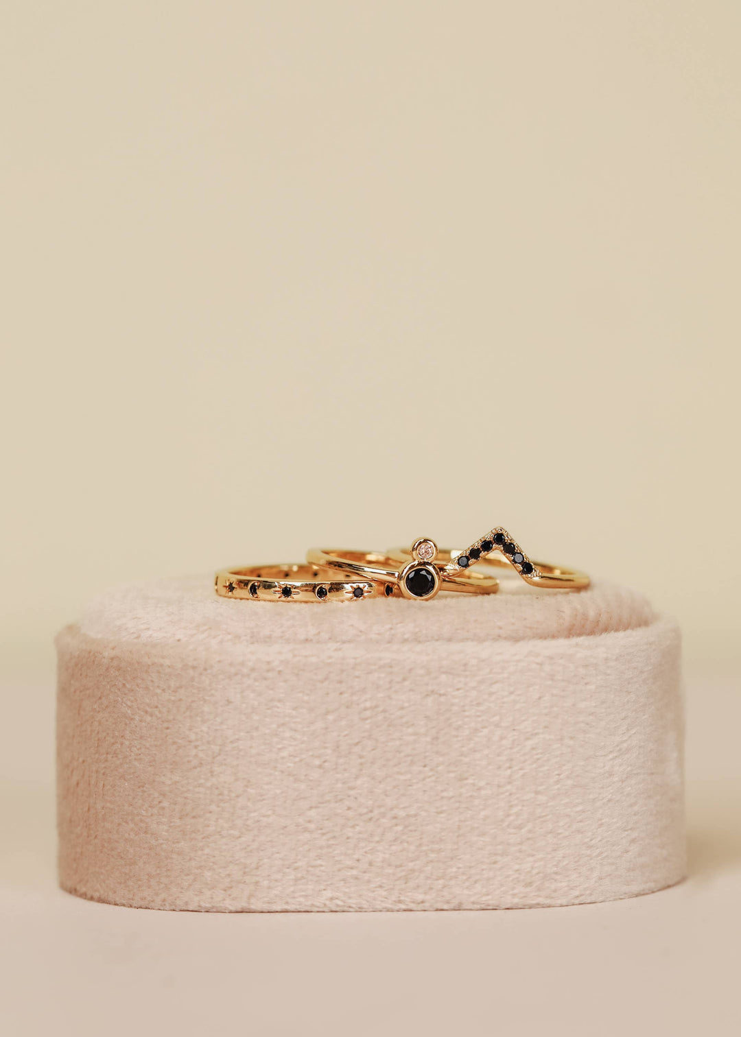 Gold Rings - Black Celestial