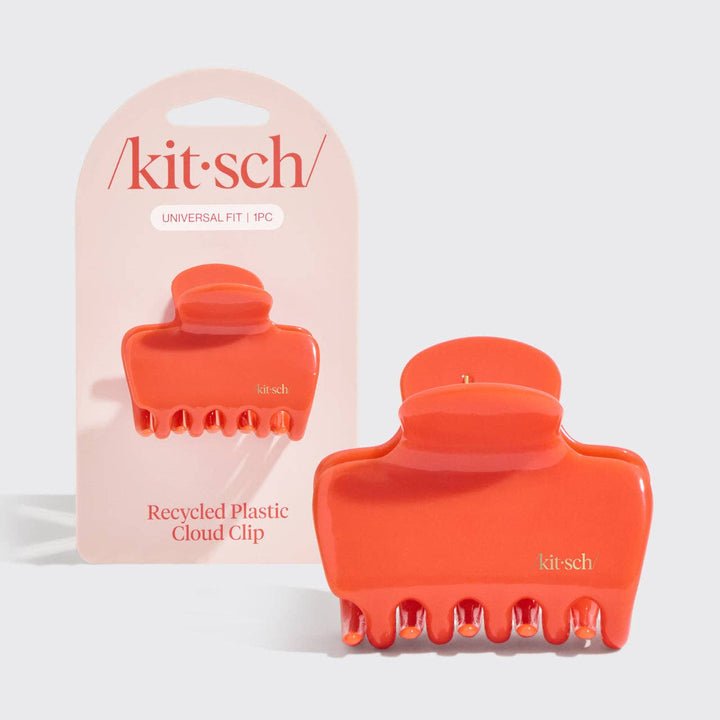 Recycled Plastic Medium Cloud Clip-Cherry