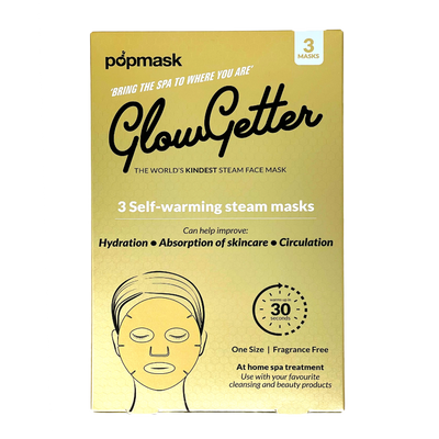 Glow Getter Self-Heating Steam Mask – 3 Pack