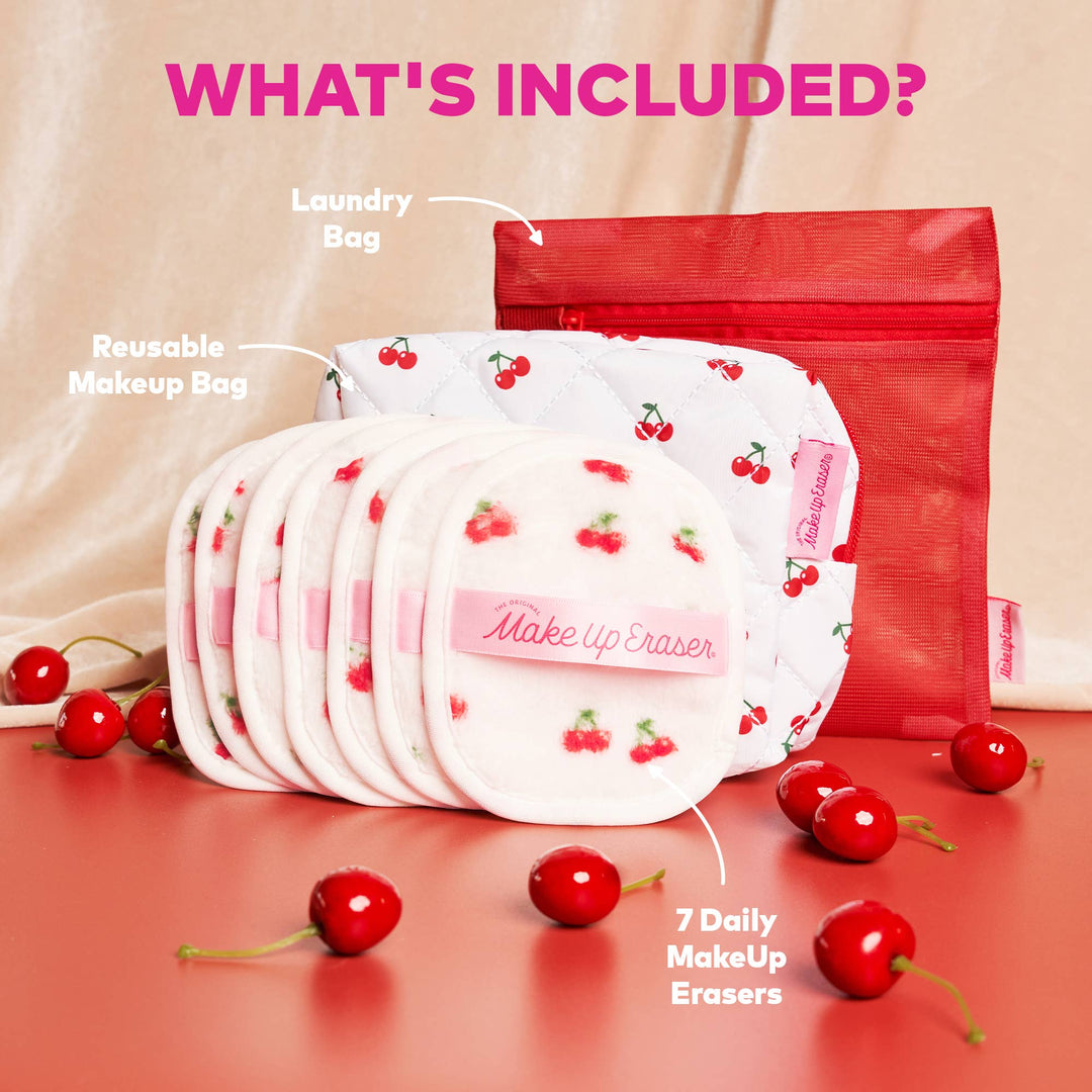 Cherry Crush 7-Day Set & Makeup Bag Gift Set