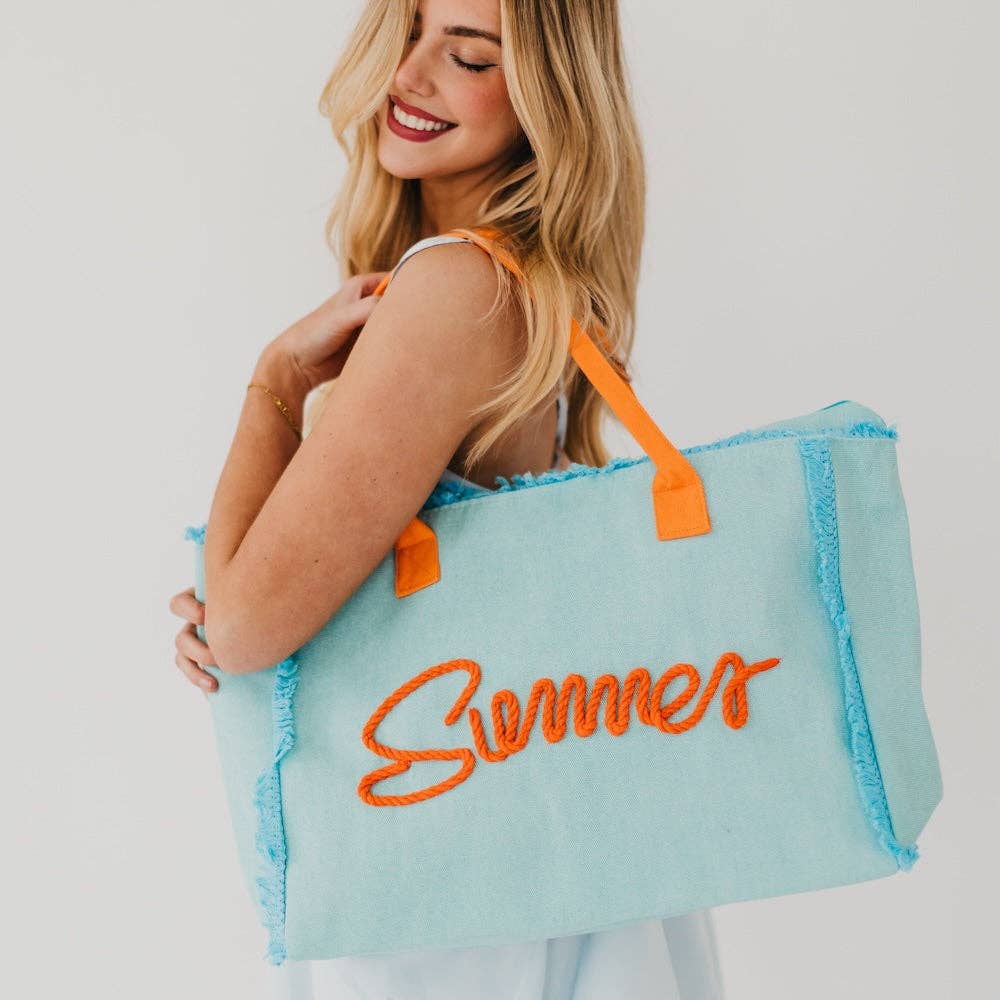 Summer Sunshine Beach Tote Bag